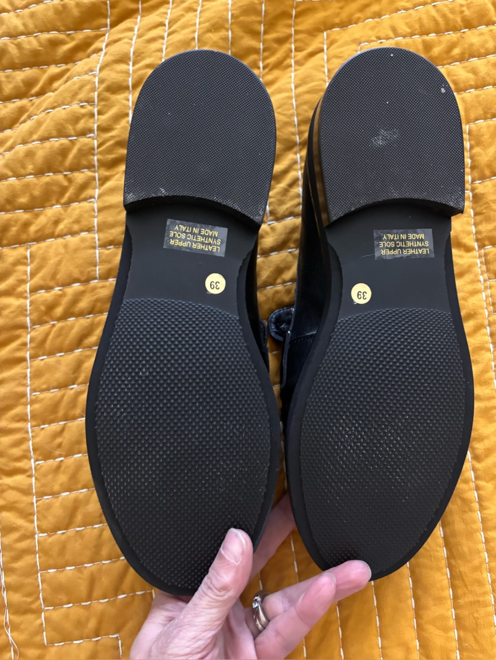 Napoleoni Black Studded Leather Loafers for Women. New. 39 euro, 8 us. - Picture 2 of 2
